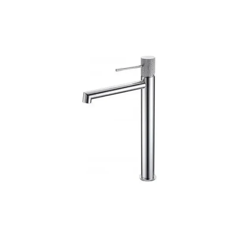 Grifo monomando para lavabo con un diseño de caño alto de acabado cromado Line de Imex
