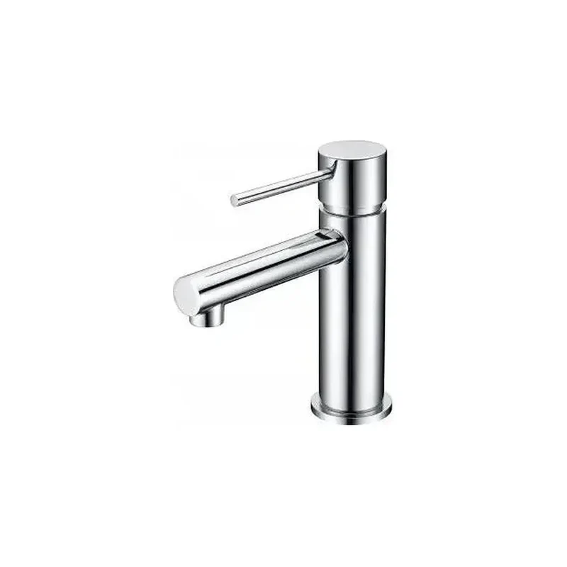 Grifo monomando para lavabo fabricado en latón cromado con discos de cerámica Stick Milos de Imex