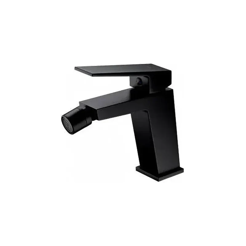 Grifo monomando de bidé con una rótula orientable y de cierre cerámico de acabado negro Art de Imex
