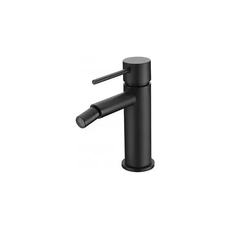 Grifo monomando de bidé fabricado en latón de acabado negro mate Milos de Imex