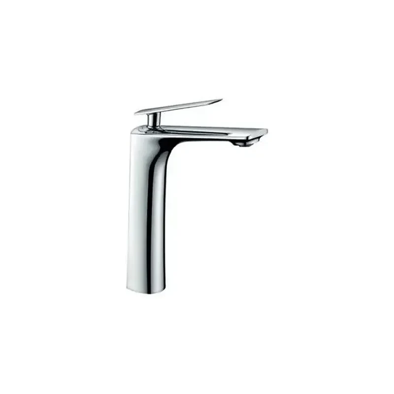 Grifo alto para lavabo de diseño moderno fabricado en latón con un acabado cromado Escocia de Imex