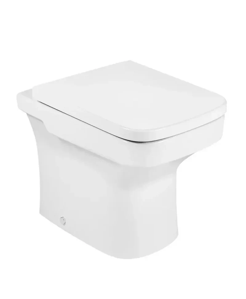 Roca Dama – Inodoro con Tanque Alto (Cisterna no Incluida), Salida Dual, Blanco