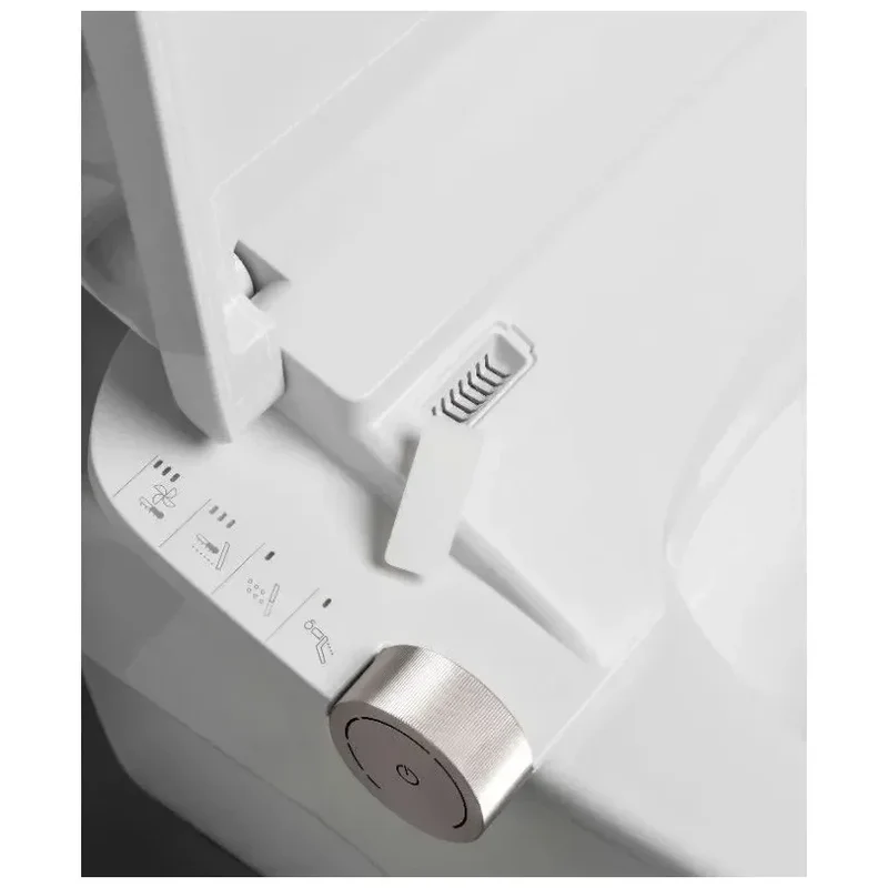 Inodoro suspendido smart de porcelana en color blanco para tanque empotrable con función de lavado y secado Ona Roca