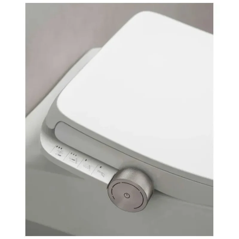 Inodoro suspendido smart de porcelana en color blanco para tanque empotrable con función de lavado y secado Ona Roca