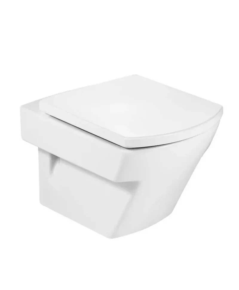 Roca Hall – Inodoro de Suelo con Cisterna Empotrada, Salida Horizontal, Blanco