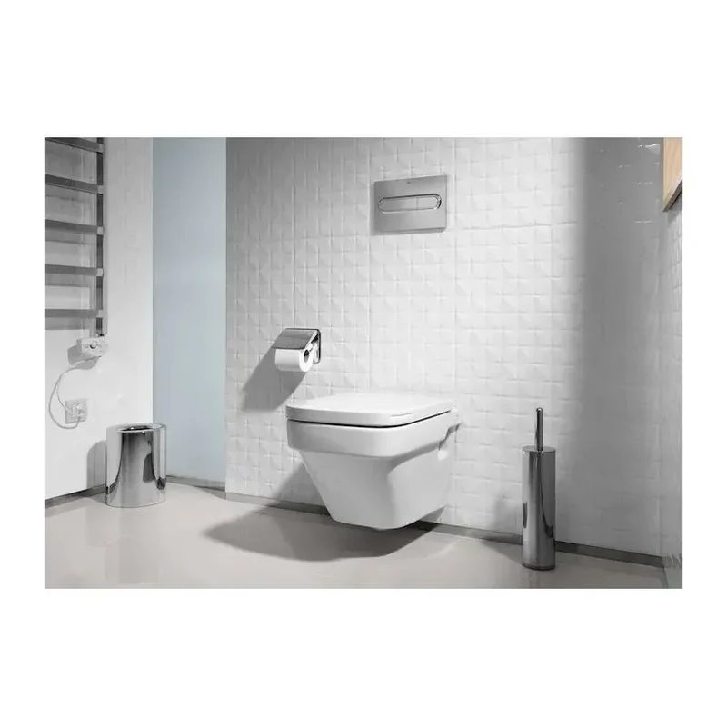 Roca Dama – Inodoro de Suelo con Cisterna Empotrada, Salida Horizontal, Blanco