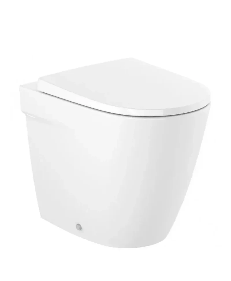 Roca Ona – Inodoro con Tanque Alto (Cisterna no Incluida), Salida Dual, Blanco