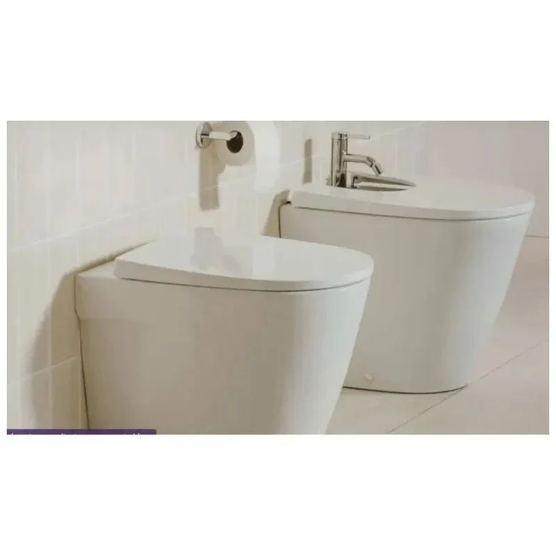 Roca Ona – Inodoro con Tanque Alto (Cisterna no Incluida), Salida Dual, Blanco