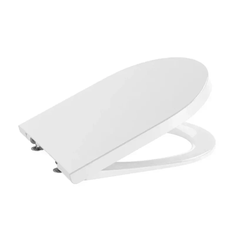Inodoro completo adosado de porcelana con un acabado en color blanco Rimless Inspira Round Roca