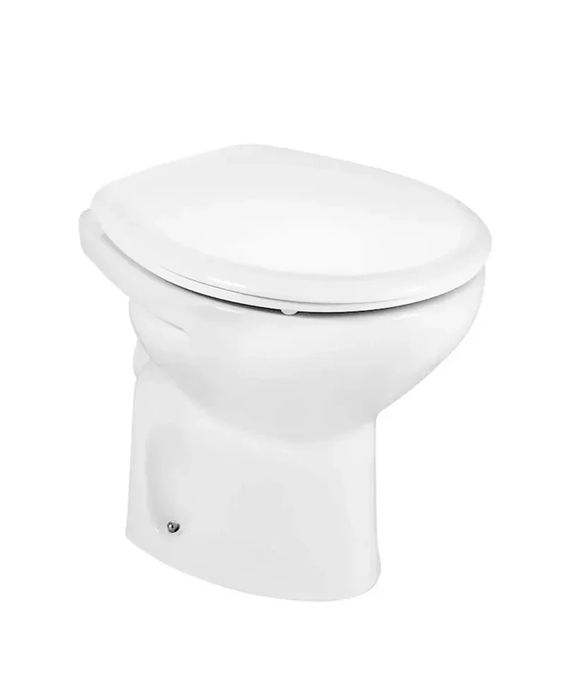 Roca Victoria – Inodoro de Suelo con Cisterna Empotrada, Salida Horizontal, Blanco