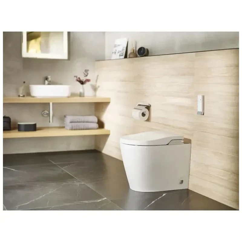 Roca In Wash A803095001 – Inodoro de Pie Completo, Salida Dual, Blanco