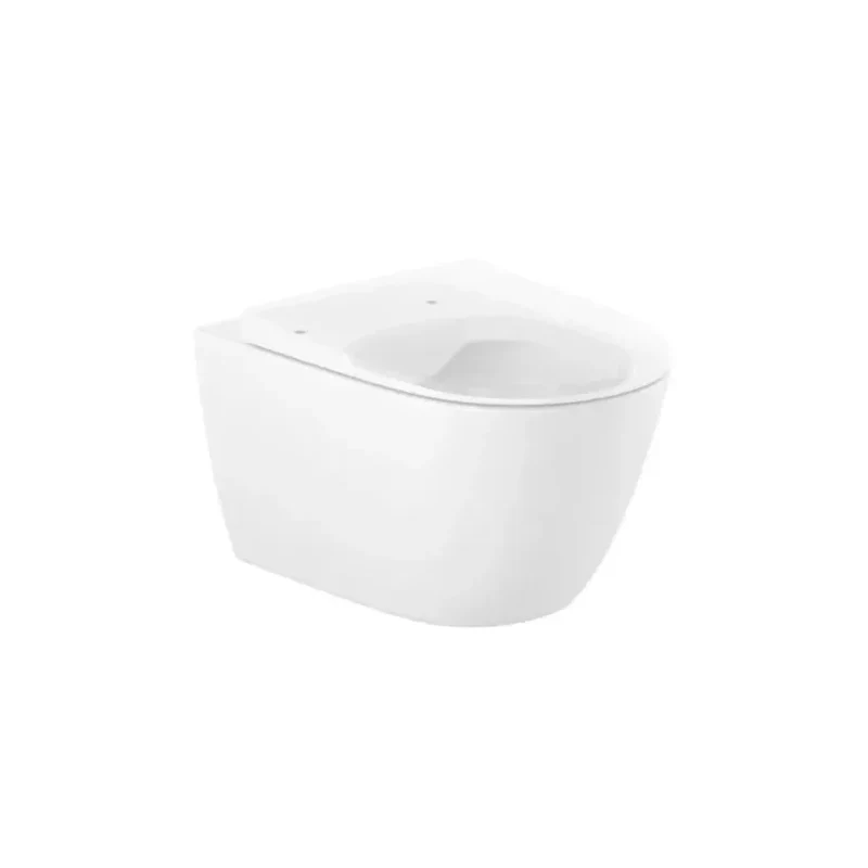 Roca Ona – Inodoro Suspendido con Tapa, Salida Horizontal, Blanco