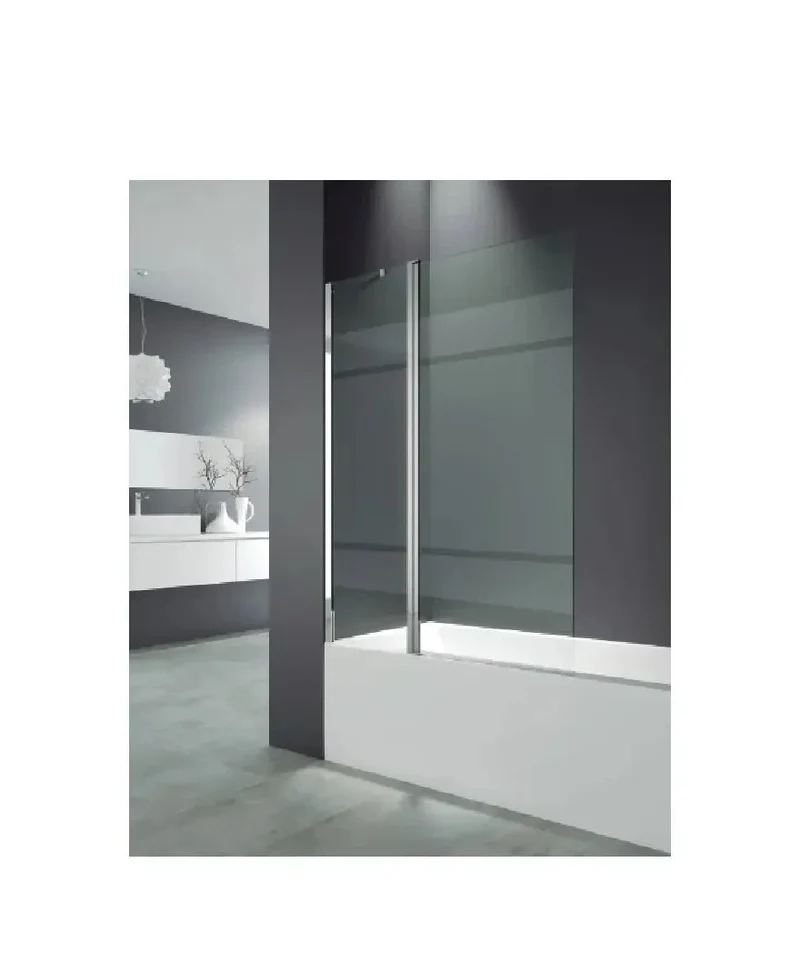 Mampara Frontal para Bañera 120x150 GME OPEN – Vidrio Templado 6mm, Abatible 180º, EnduroShield