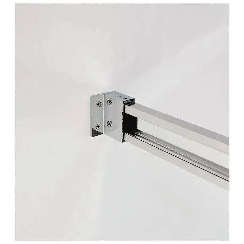 Mampara Angular 4 Hojas 2 Correderas Vidrio Templado 6mm TEMPLE GME | A Medida