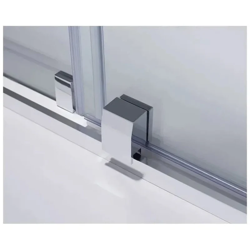 Mampara de Ducha Frontal VITRO GME 3 Hojas con Puerta Corredera y 2 Fijas - Vidrio Templado 6mm con Tratamiento Antical EnduroShield - A Medida 100-160cm