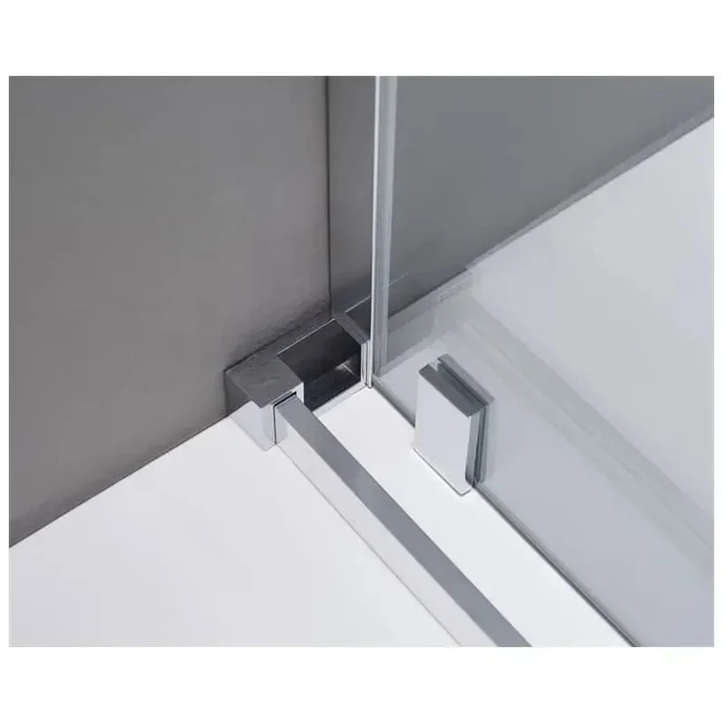 Mampara de Ducha Frontal VITRO GME 3 Hojas con Puerta Corredera y 2 Fijas - Vidrio Templado 6mm con Tratamiento Antical EnduroShield - A Medida 100-160cm