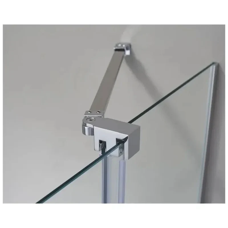 Mampara de Ducha Frontal VITRO GME 3 Hojas con Puerta Corredera y 2 Fijas - Vidrio Templado 6mm con Tratamiento Antical EnduroShield - A Medida 100-160cm