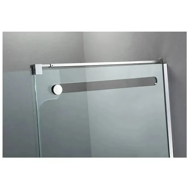 Mampara Frontal Corredera VETRUM FREE GME | Vidrio Templado 8mm/10mm | Acero Inoxidable | A Medida 111-180cm
