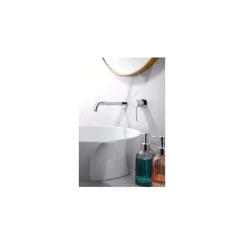 Grifo monomando empotrado para lavabo hecho de latón con acabado cromado Genova de Imex