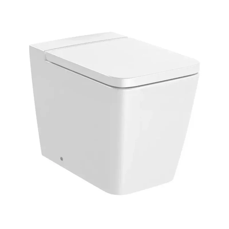 Roca Square – Pack de Inodoro de Suelo con Bastidor y Placa, Salida Dual, Blanco