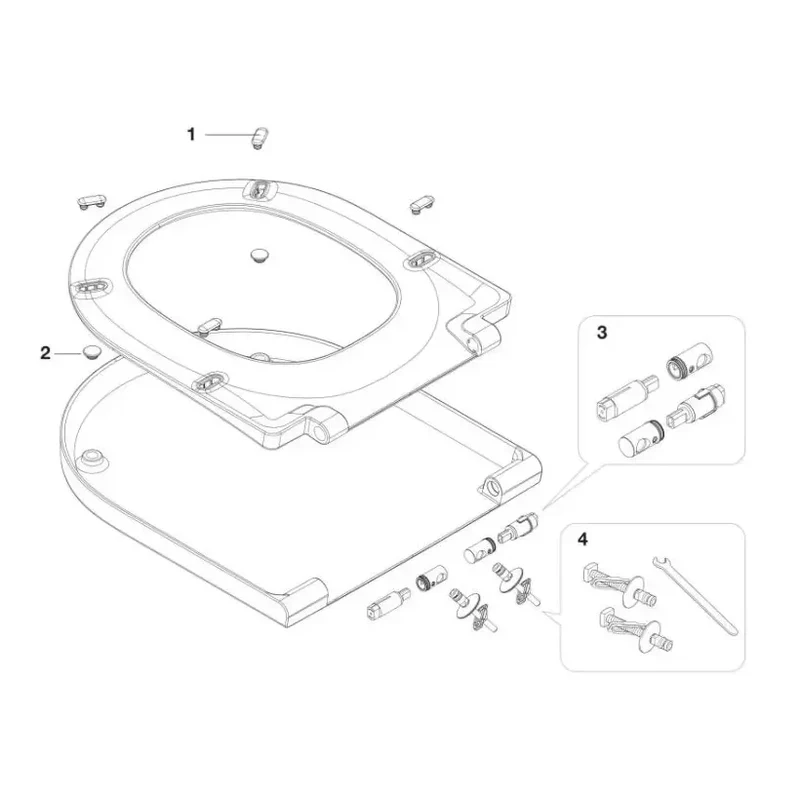 Roca Round Compact – Pack de Inodoro Suspendido con Bastidor y Placa, Salida Horizontal, Blanco