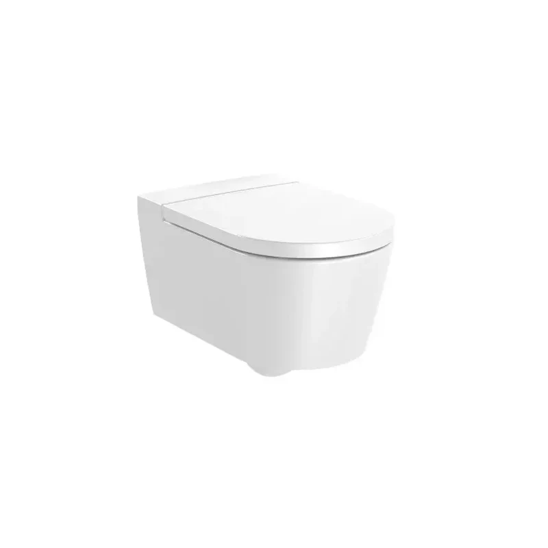 Roca Round – Pack de Inodoro Suspendido con Bastidor y Placa, Salida Horizontal, Blanco