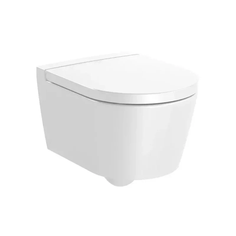 Roca Round Compact – Pack de Inodoro Suspendido con Bastidor y Placa, Salida Horizontal, Blanco
