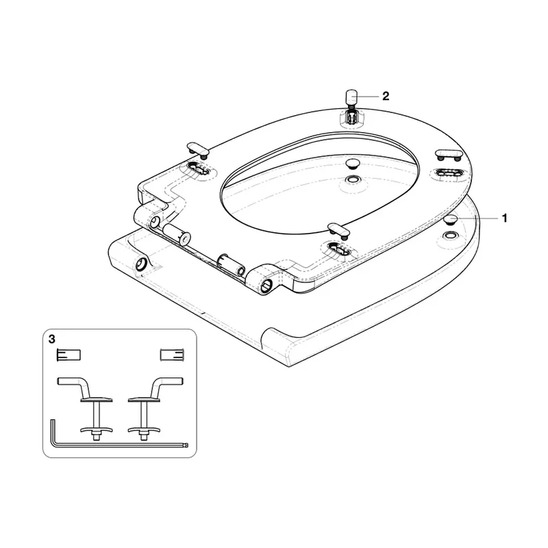 Pack inodoro Rimless suspendido con placa pulsadora y cisterna empotrada Meridian Duplo ROCA