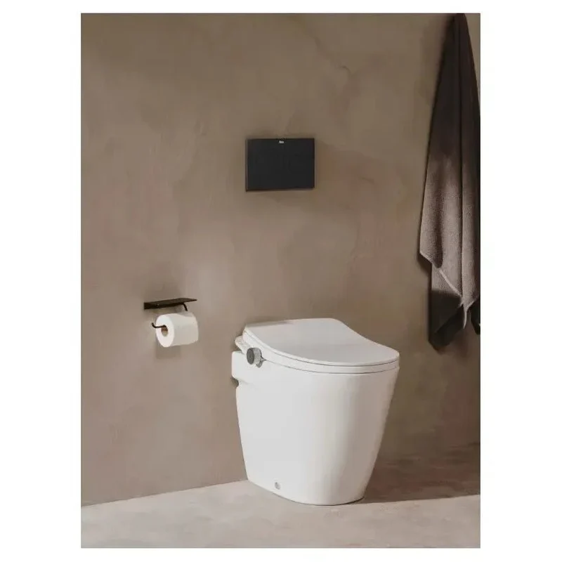 Roca Ona A803153S01 – Inodoro de Suelo con Cisterna Empotrada, Salida Dual, Blanco