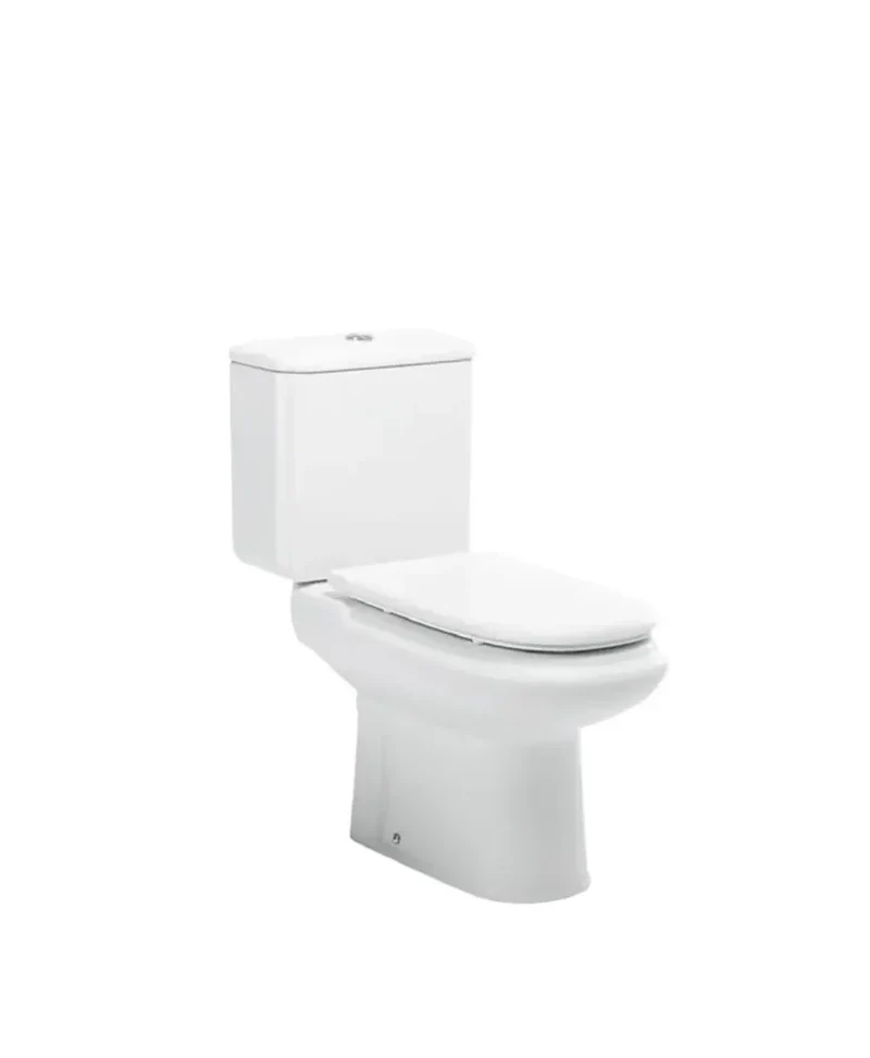 Roca Dama – Inodoro de Pie Completo, Salida Horizontal, Blanco
