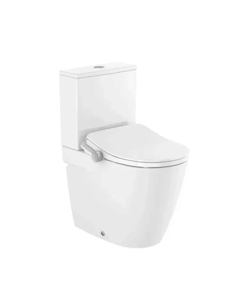 Roca Ona A803461S01 – Inodoro de Pie Completo, Salida Dual, Blanco