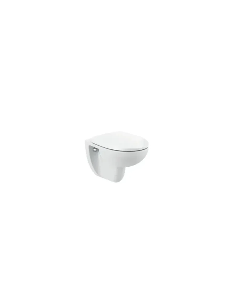 Roca Victoria – Inodoro Suspendido con Tapa, Salida Horizontal, Blanco