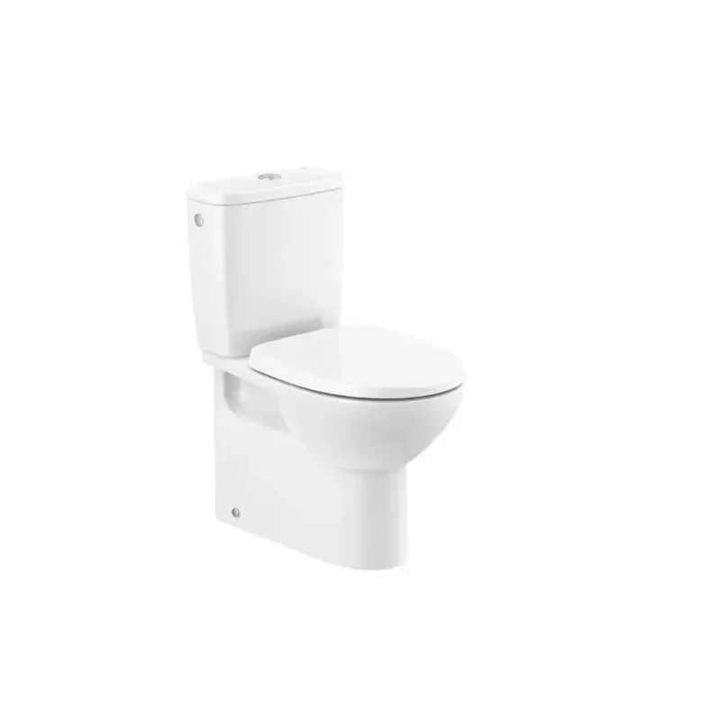 Roca Victoria – Inodoro de Pie Completo, Adosado a la Pared, Salida Dual, Blanco