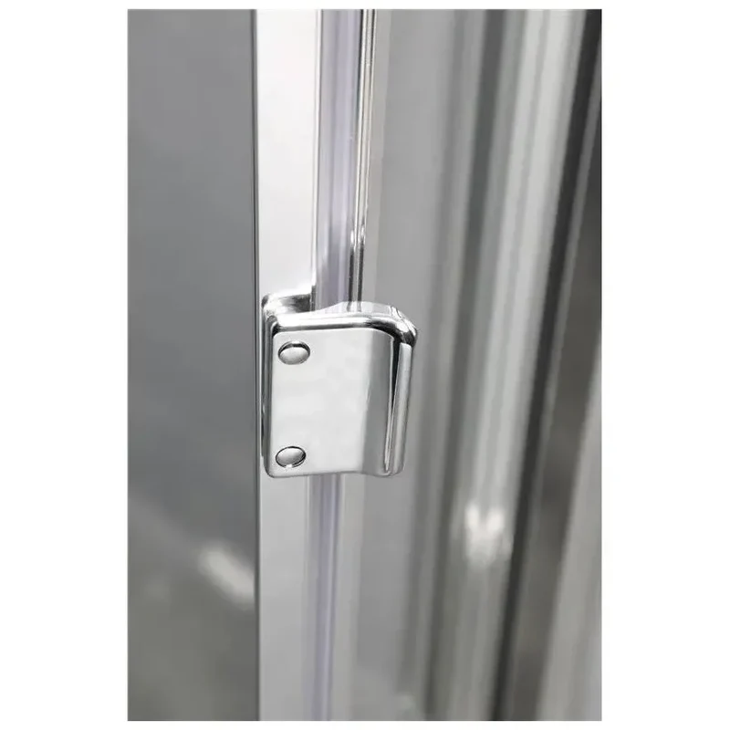 Mampara Angular AKORD GME 3 Hojas Plegables Vidrio Templado 4mm a Medida