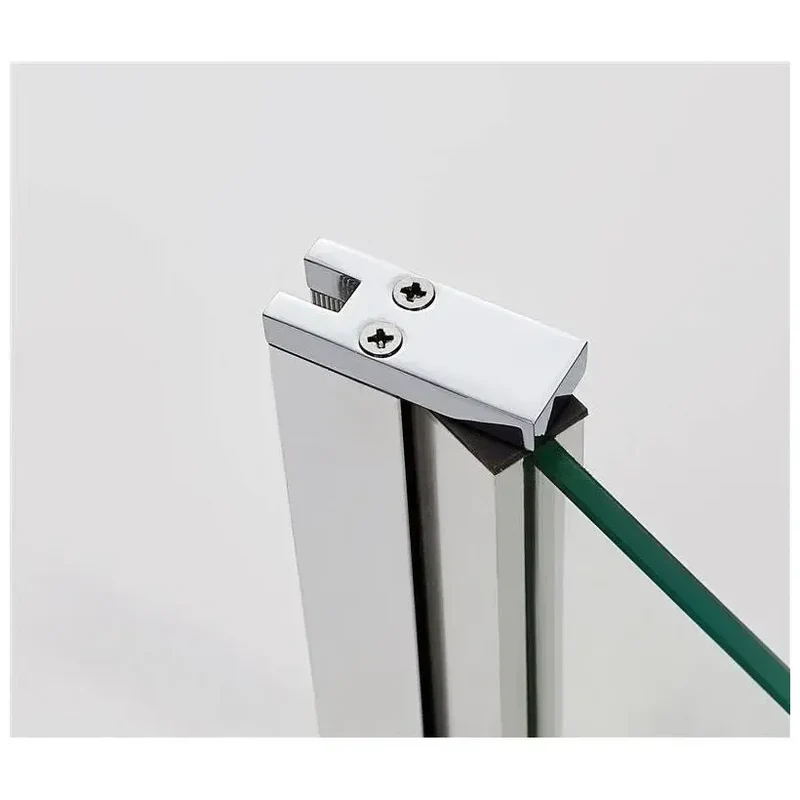 Mampara Angular de Ducha OPEN GME 2 Hojas Abatibles Vidrio Templado 6mm A Medida