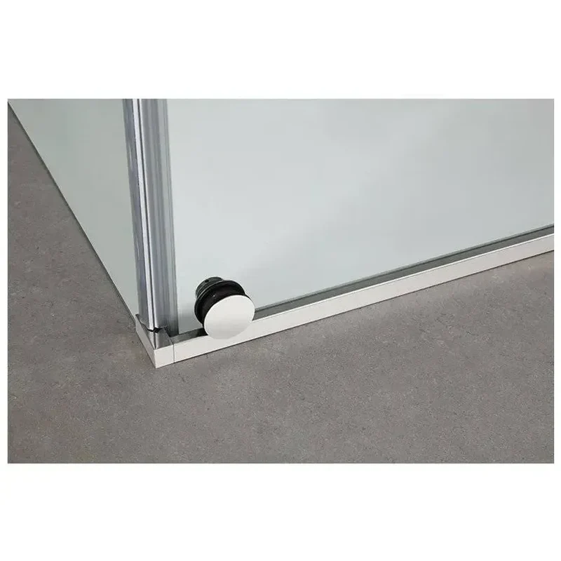 Mampara Frontal VETRUM GME 4 Hojas 2 Correderas Vidrio Templado 8mm/10mm Acero Inoxidable Reversible