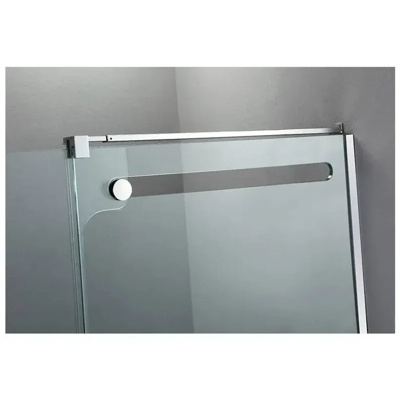 Mampara Frontal VETRUM GME 4 Hojas 2 Correderas Vidrio Templado 8mm/10mm Acero Inoxidable Reversible