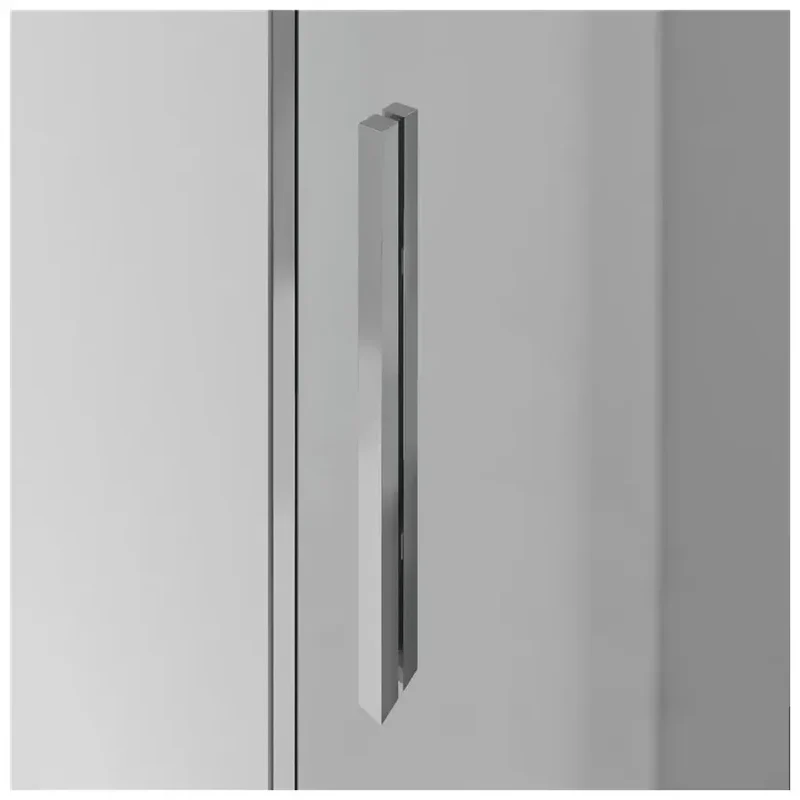 Mampara Frontal 1 Corredera TEMPLE GME – Vidrio Templado 6mm, Acero Inoxidable, Reversible y Antical (95-180cm)