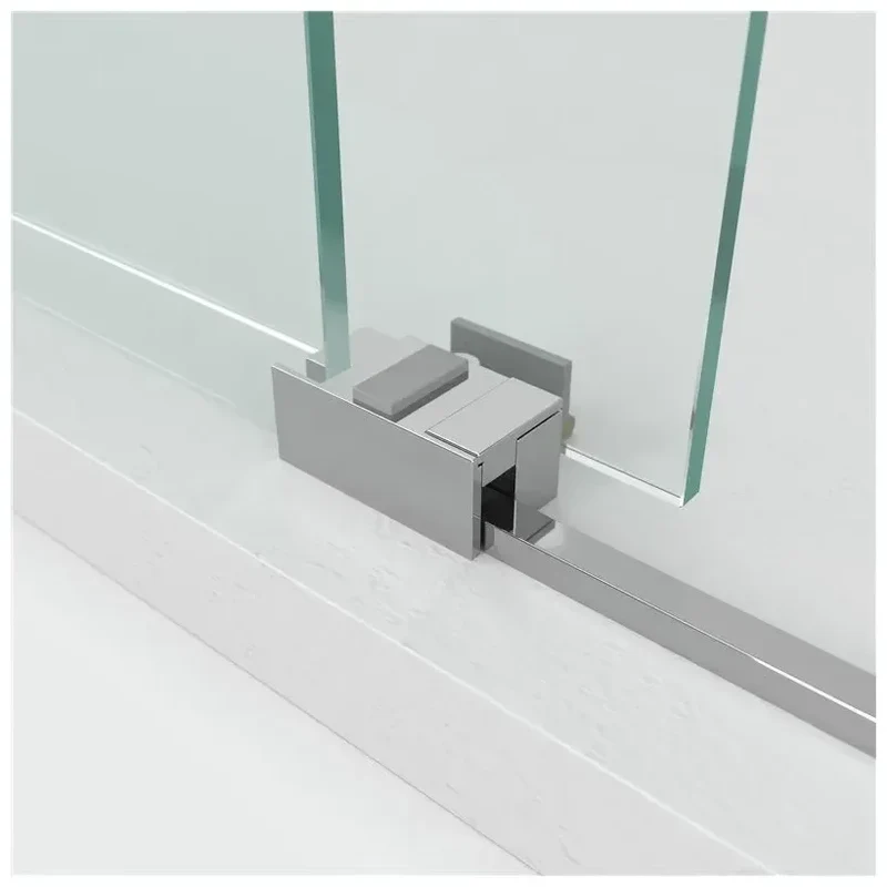 Mampara Frontal 1 Corredera TEMPLE GME – Vidrio Templado 6mm, Acero Inoxidable, Reversible y Antical (95-180cm)