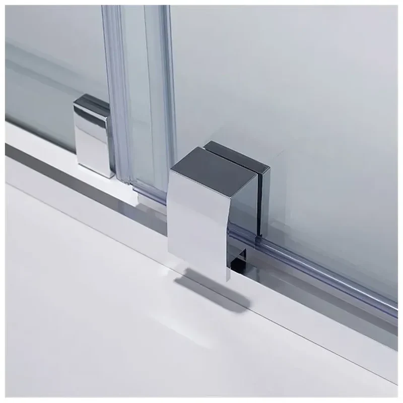 Mampara de Ducha Angular VITRO GME 2 Correderas y 2 Fijas - Vidrio Templado 6mm, Reversible, Antical (70-140cm)