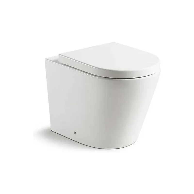 Inodoro Compacto de Suelo Venecia Fossil Natura Blanco Brillo