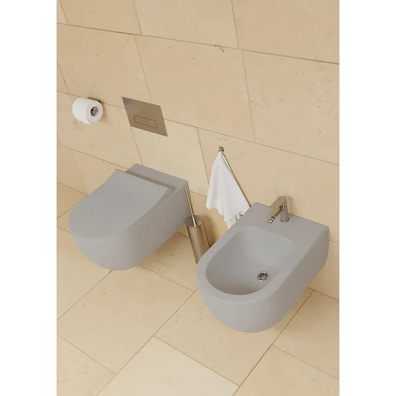 Inodoro de Suelo Wayne Fossil Natura Gris