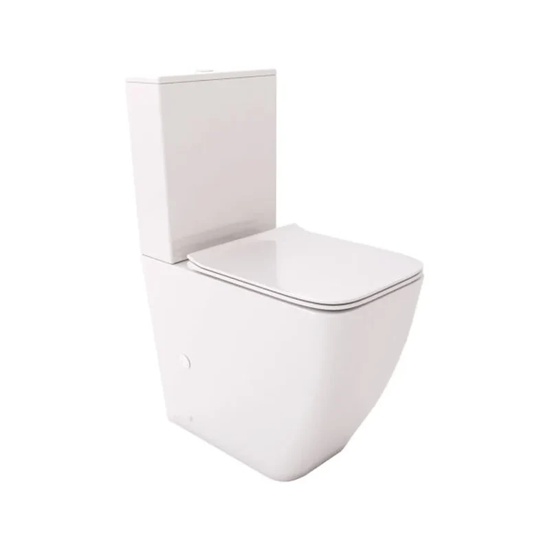Inodoro Completo de Suelo Ébora Fossil Natura Blanco Brillo