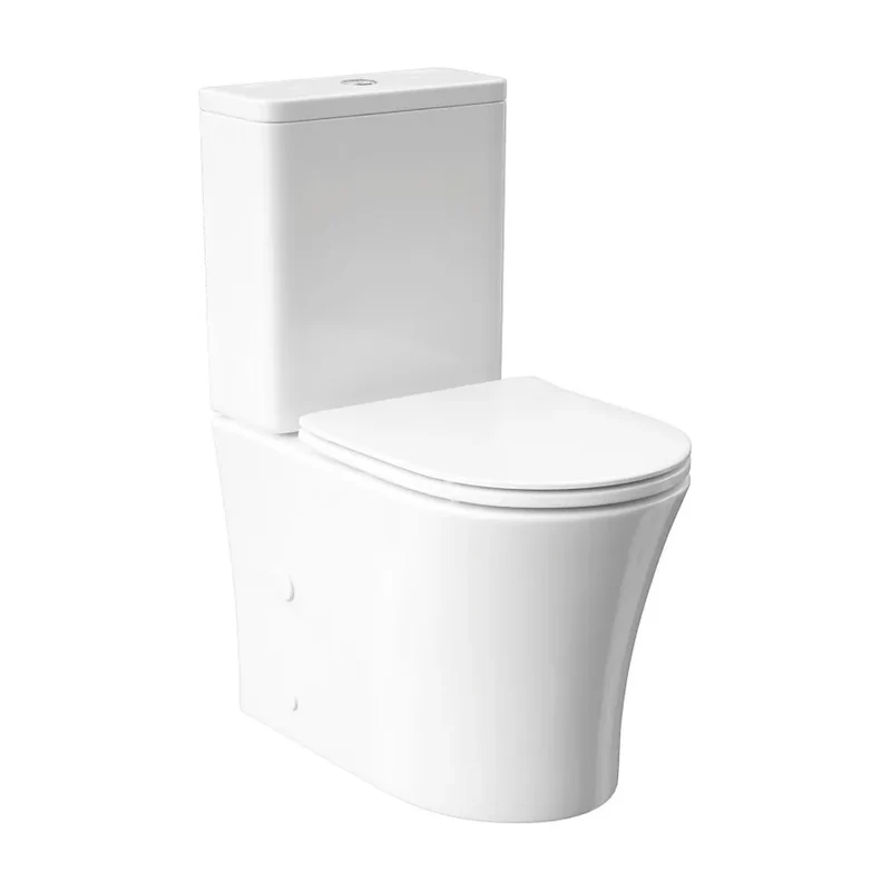 Inodoro Completo de Suelo Nui Fossil Natura Blanco Brillo