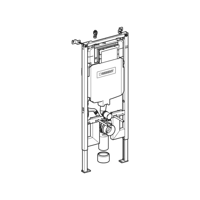 Geberit Duofix cisterna empotrada de 8 cm de fondo Sigma para inodoro suspendido 111791001 Geberit