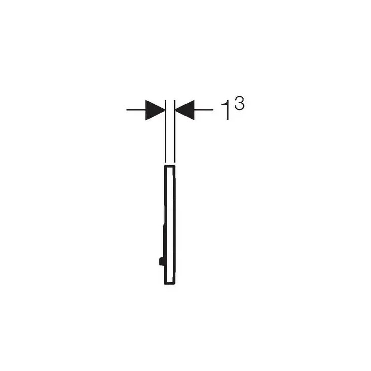 Geberit Sigma01 Pulsador Cromado Mate 115770JQ5