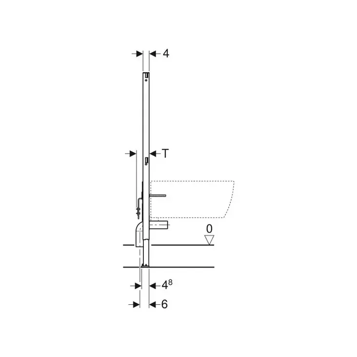 Geberit Duofix Bastidor para Bidé 111512002