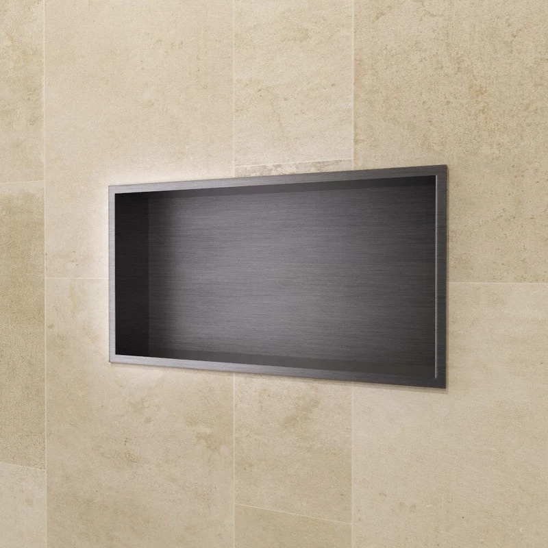 Hornacina de ducha PACIFIC black gun metal