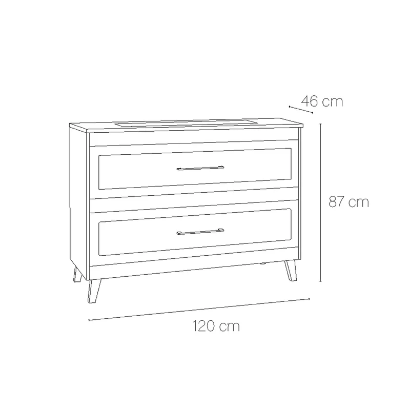 Mueble baño vintage top