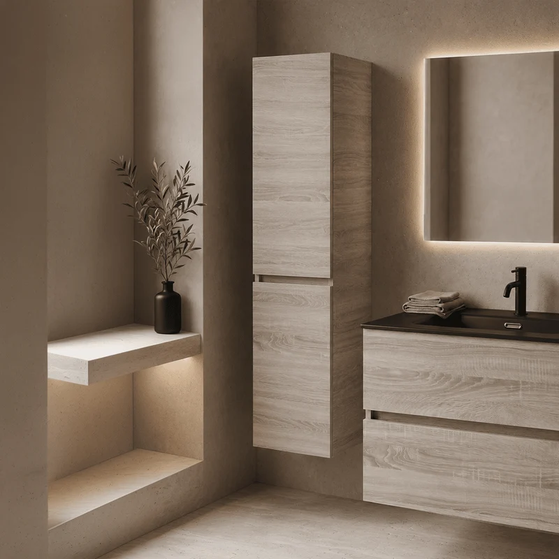 Mueble auxiliar para baño Zahara